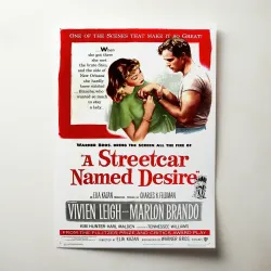 Streetcar Named Desire Fine Art 1950's Movie Poster