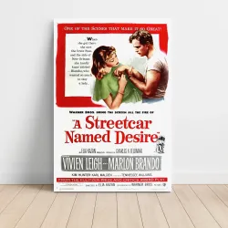 A Streetcar Named Desire (1951) Fine Art Movie Poster