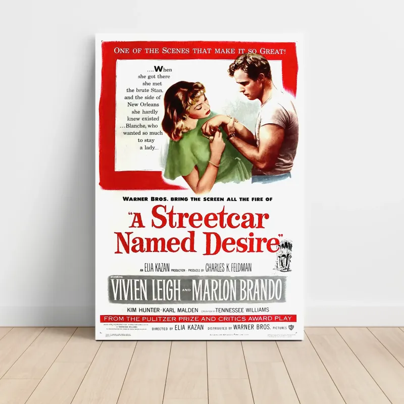 A Streetcar Named Desire (1951) Fine Art Movie Poster