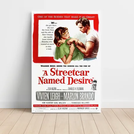 A Streetcar Named Desire (1951) Fine Art Movie Poster