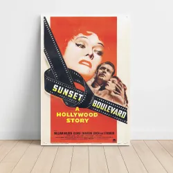 Sunset Boulevard Fine Art 1950's Movie Poster
