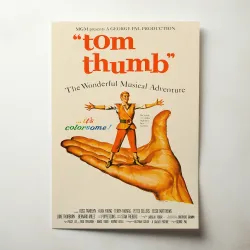Tom Thumb Fine Art 1950's Movie Poster Wall Art