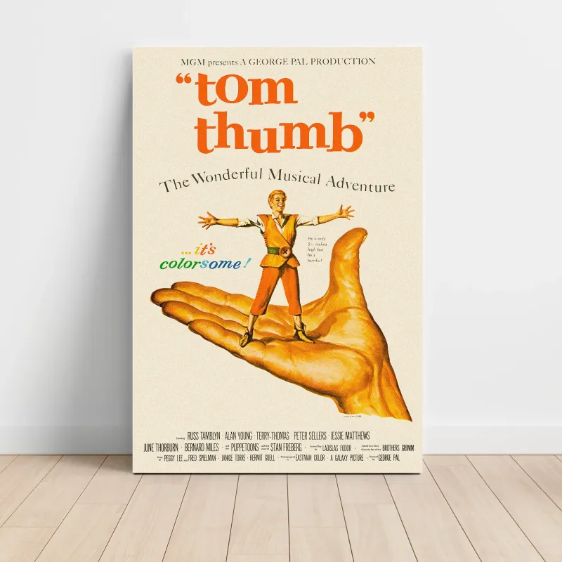 Tom Thumb (1958) Fine Art Movie Poster