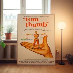 Tom Thumb Fine Art 1950's Movie Poster Wall Art