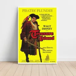Treasure Island (1950) Fine Art Movie Poster