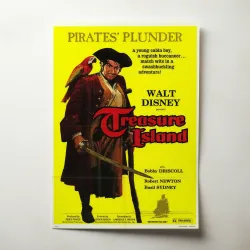 Treasure Island Fine Art 1950's Movie Poster
