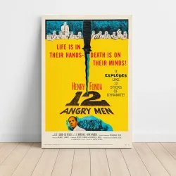 Twelve Angry Men Fine Art 1950's Movie Poster