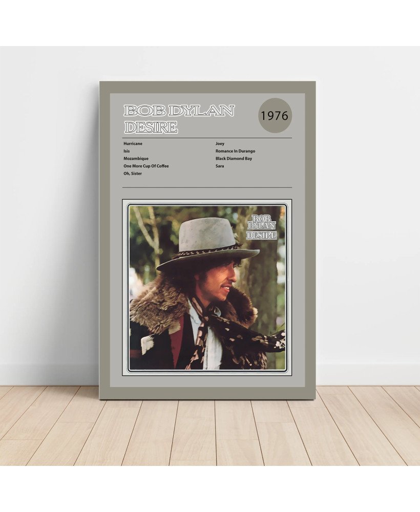 Bob Dylan - Desire Fine Art Album Poster - Music Wall Decor