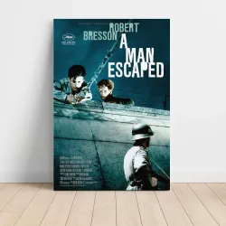 A Man Escaped Fine Art 1950's Movie Poster