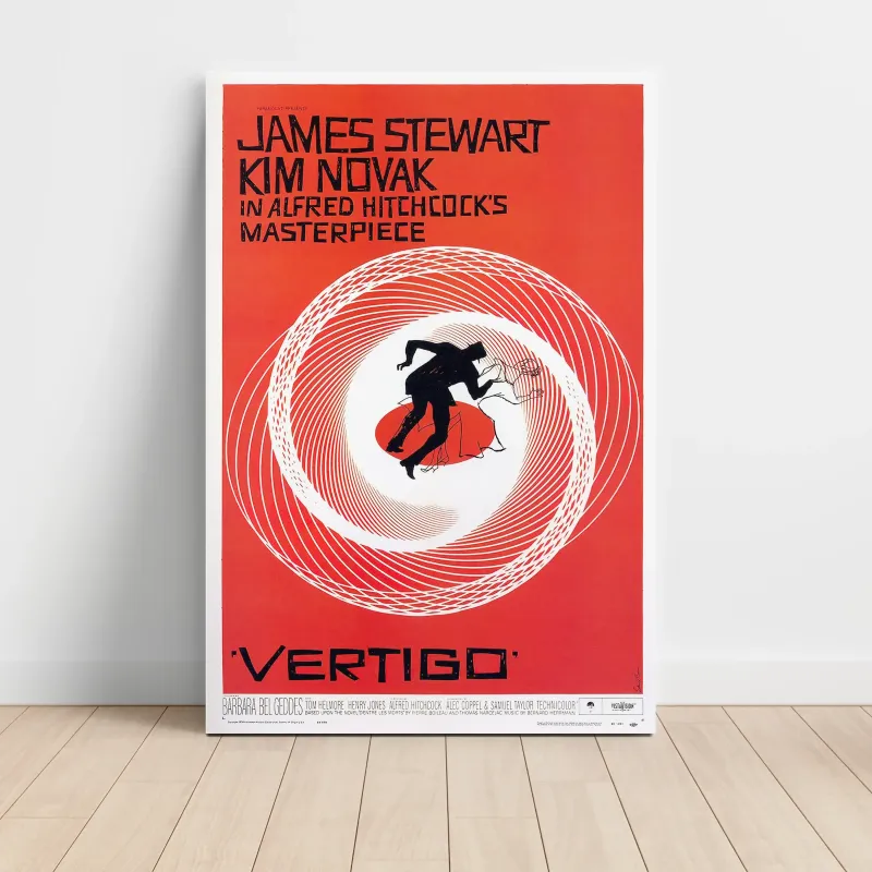 Vertigo (1958) Fine Art Movie Poster