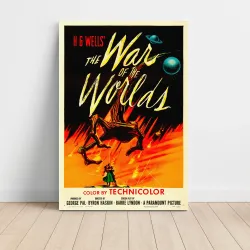 War of the Worlds Fine Art 1950's Movie Poster