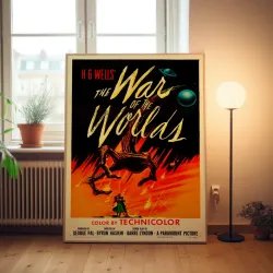 War of the Worlds Fine Art 1950's Movie Poster