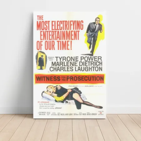 Witness for the Prosecution (1957) Fine Art Movie Poster