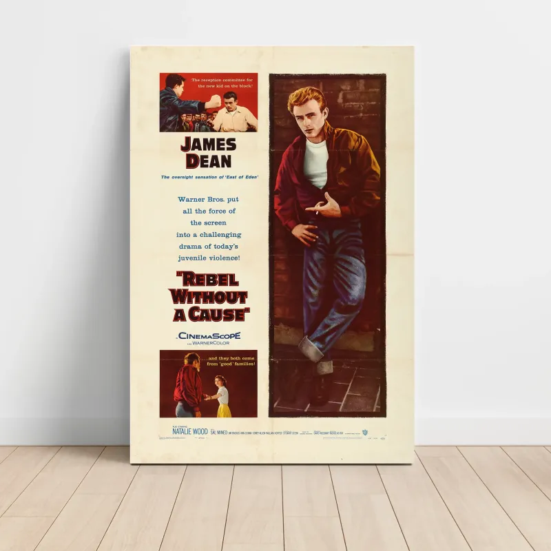 Rebel Without a Cause (1955) Fine Art Movie Poster