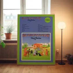 Blancmange – Happy Families Fine Art Album Poster