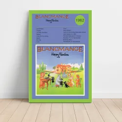 Blancmange – Happy Families Fine Art Album Poster