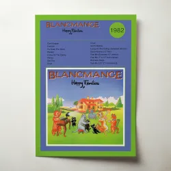 Blancmange – Happy Families Fine Art Album Poster
