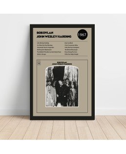 Bob Dylan - John Wesley Harding Fine Art Album Poster 