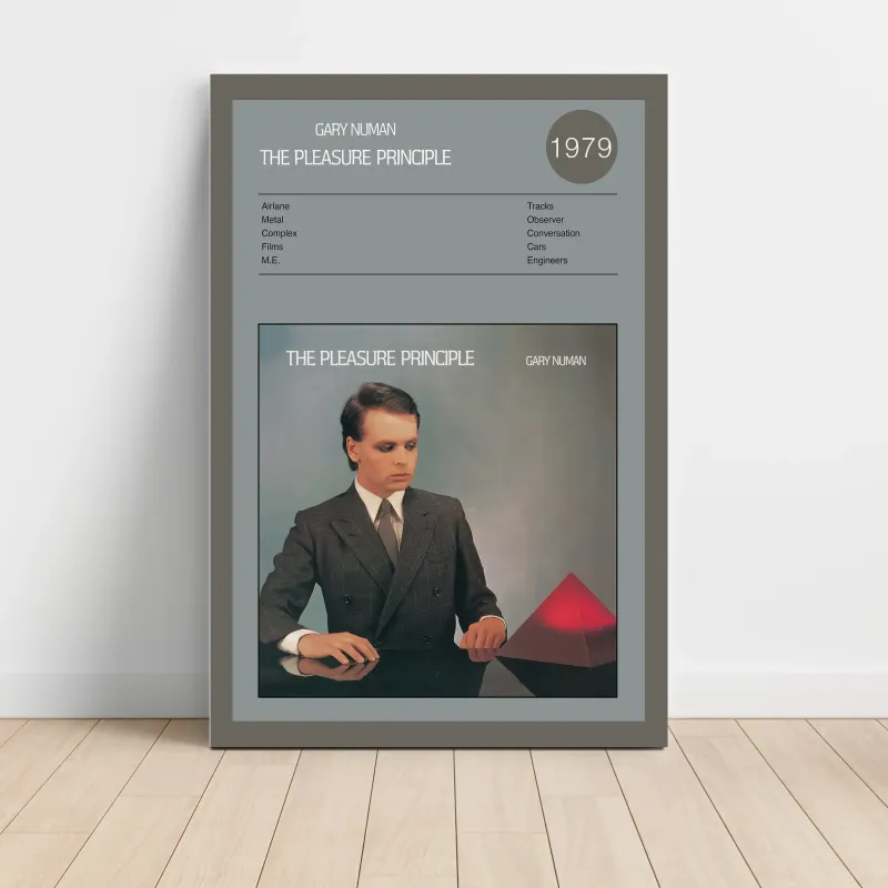 Gary Numan – The Pleasure Principle Fine Art Album Poster Gary Numan – The Pleasure Principle Fine Art Album Poster
