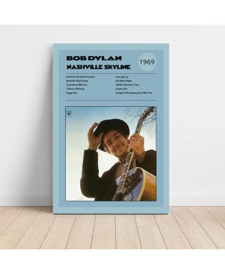Bob Dylan - Nashville Skyline Fine Art Album Poster