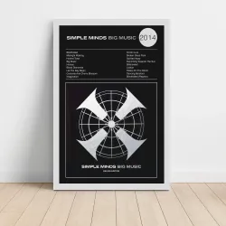 Simple Minds – Big Music Fine Art Album Poster