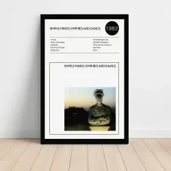 Simple Minds – Empires And Dance Fine Art Album Poster