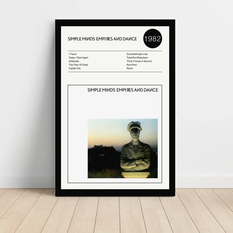 Simple Minds – Empires And Dance Fine Art Album Poster Simple Minds – Empires And Dance Fine Art Album Poster