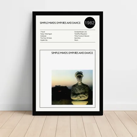 Simple Minds – Empires And Dance Fine Art Album Poster