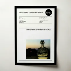 Simple Minds – Empires And Dance Fine Art Album Poster