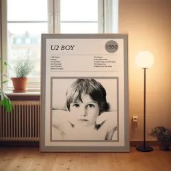 U2 – Boy Fine Art Album Poster | Music Wall Decor