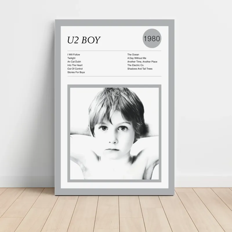 U2 – Boy Fine Art Album Poster | Music Wall Decor