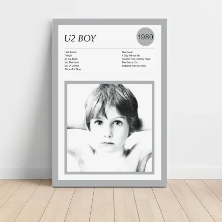 U2 – Boy Fine Art Album Poster | Music Wall Decor