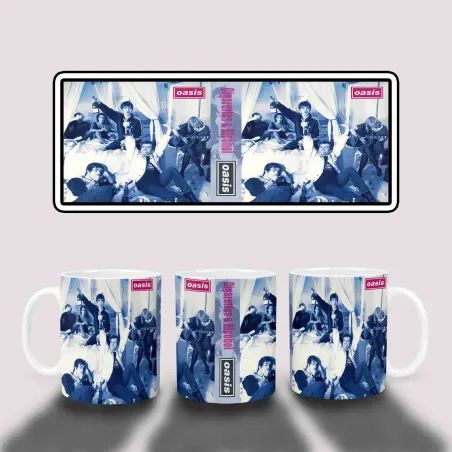Oasis Cigarettes and Alcohol Album Cover Mug - Home Decor