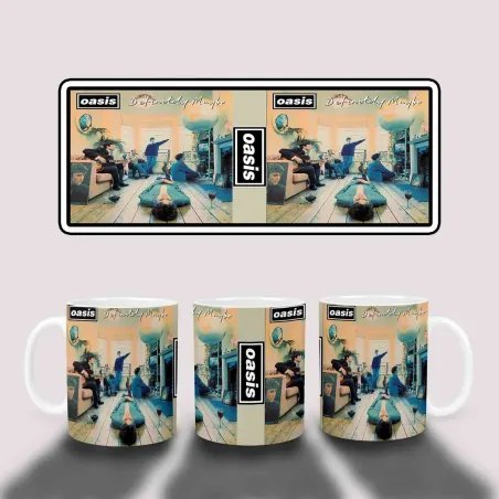 Oasis Definately Maybe Album Cover Mug - Home Decor