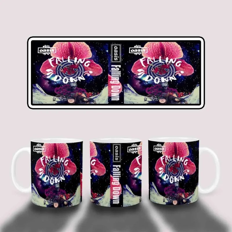 Oasis Falling Down Album Cover Mug - Home Decor