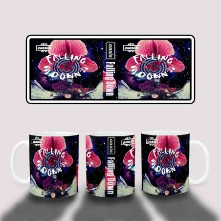 Oasis Falling Down Album Cover Mug - Home Decor