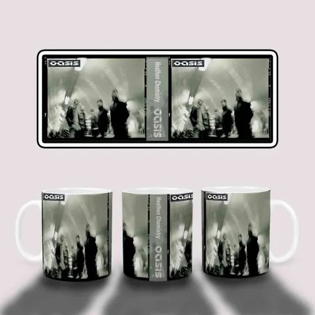Oasis Heathen Chemistry Album Cover Mug - Home Decor
