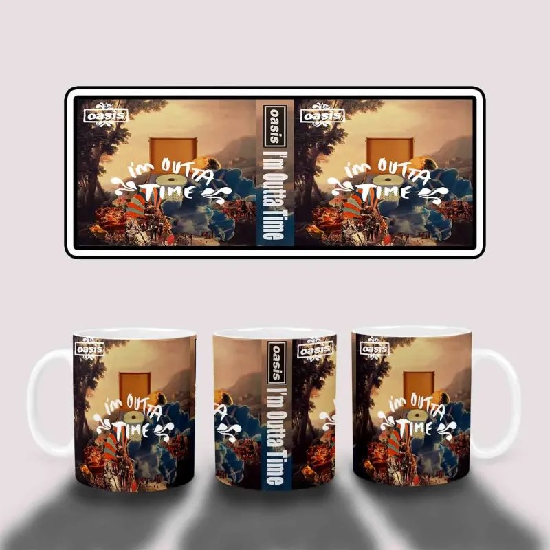 Oasis I'm Outta Time Album Cover Mug - Home Decor Oasis I'm Outta Time Album Cover Mug - Home Decor