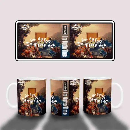 Oasis I'm Outta Time Album Cover Mug - Home Decor