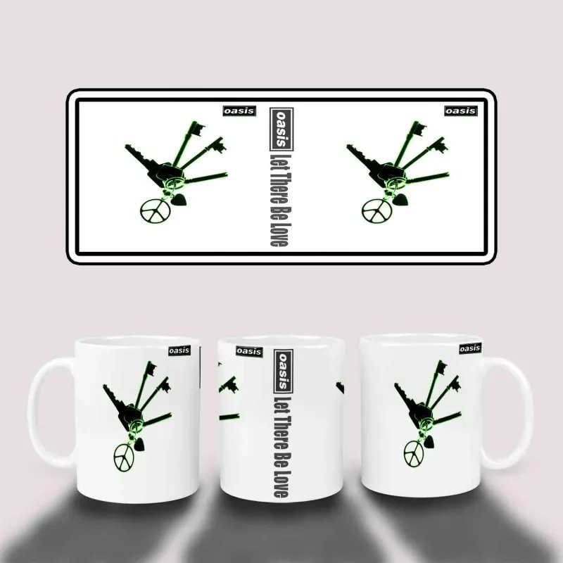 Oasis Let There be Love Album Cover Mug - Home Decor Oasis Let There be Love Album Cover Mug - Home Decor