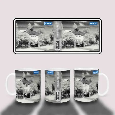 Oasis Live Forever Album Cover Mug - Home Decor