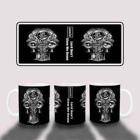 Oasis Lord Don't Slow me Down Album Cover Mug - Home Decor