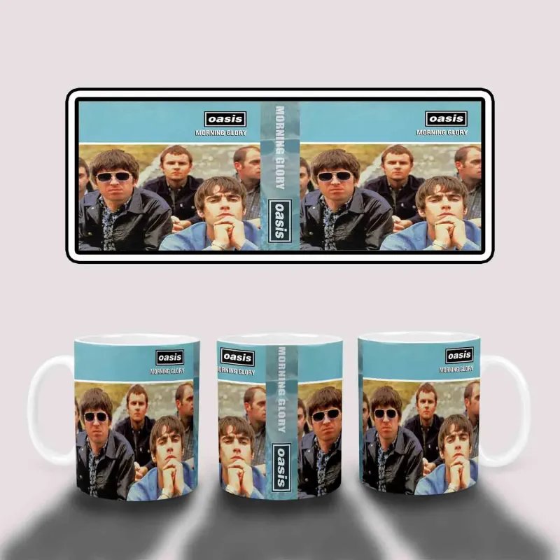 Oasis Morning Glory Album Cover Mug - Home Decor Oasis Morning Glory Album Cover Mug - Home Decor