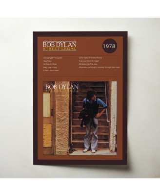 Bob Dylan - Street Legal Fine Art Album Poster