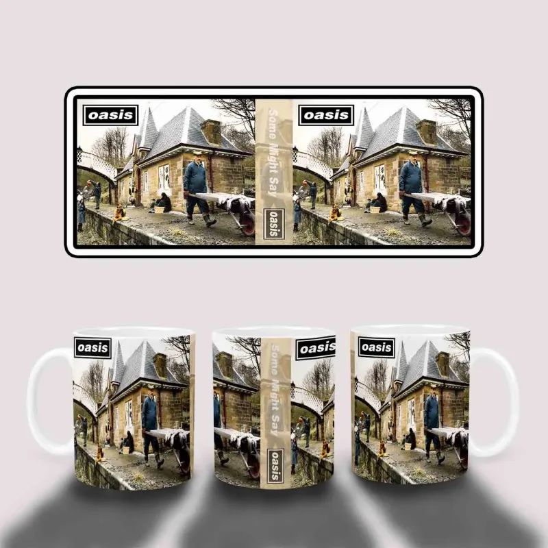 Oasis Some Might Say Album Cover Mug - Home Decor