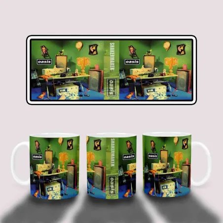 Oasis Shakermaker Album Cover Mug - Home Decor