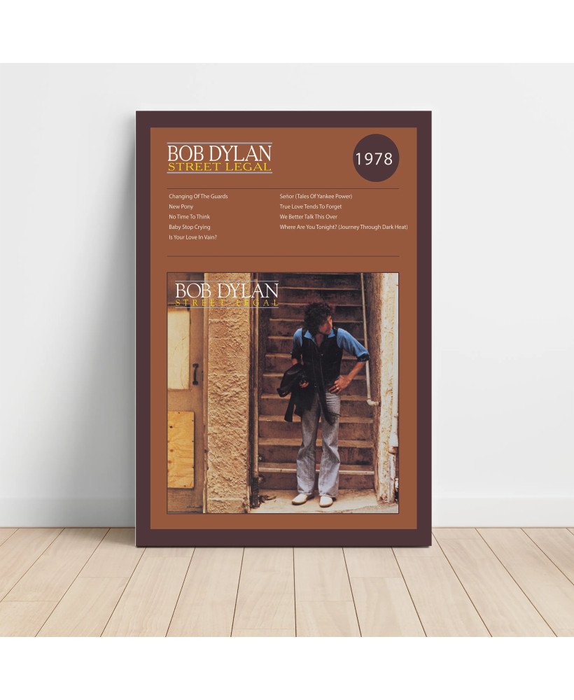 Bob Dylan - Street Legal Fine Art Album Poster