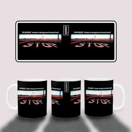 Oasis Stop Crying Your Heart Out Album Cover Mug - Home Decor