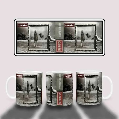 Oasis Wonderwall Album Cover Mug - Home Decor
