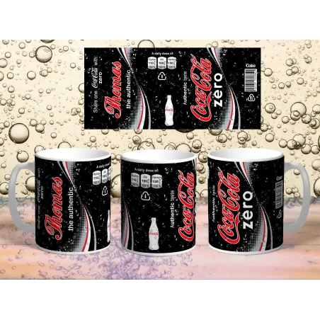 Coca Cola Zero Personalised Mug - Sip in Style!